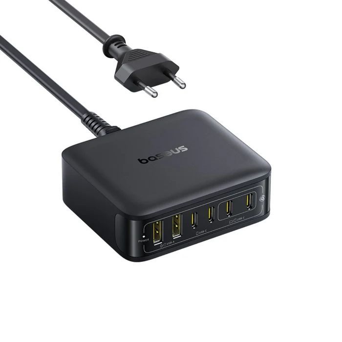 Baseus EnerFill FH21 Desktop Charging Station 4C+2U 120W Black Baseus EnerFill FH21 Desktop Charging Station 4C+2U 120W Black