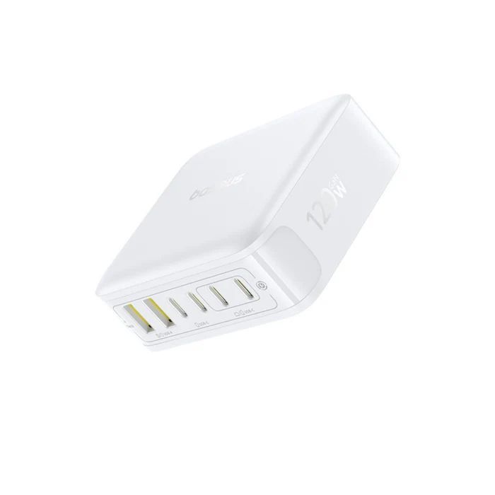 Baseus EnerFill FH21 Desktop Charging Station 4C+2U 120W White Baseus EnerFill FH21 Desktop Charging Station 4C+2U 120W White