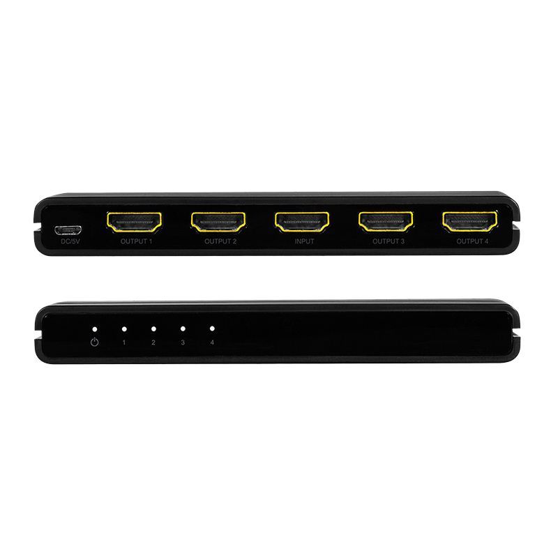 Logilink HDMI splitter 1x4-Port 4K/60Hz HDCP HDR CEC downscaler Logilink HDMI splitter 1x4-Port 4K/60Hz HDCP HDR CEC downscaler