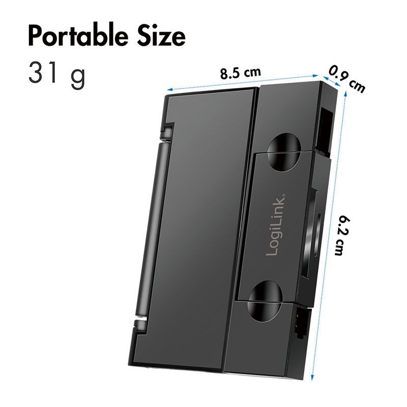Logilink CR0049 USB 3.2 Gen1 Card Reader Black Logilink CR0049 USB 3.2 Gen1 Card Reader Black