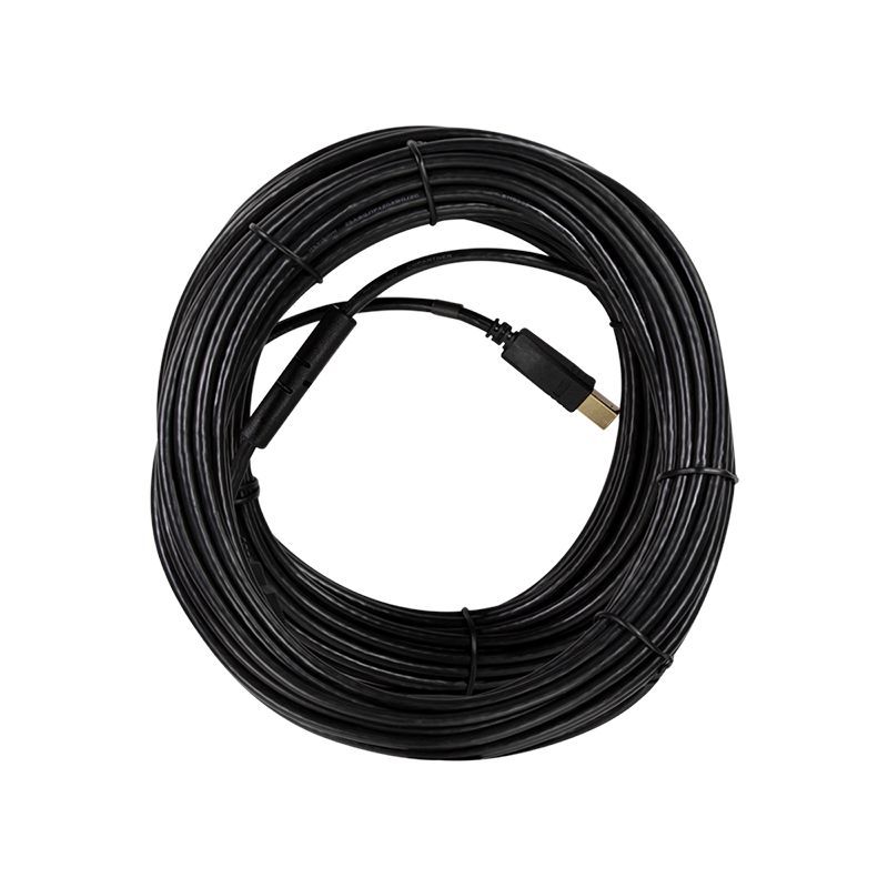 Logilink USB 2.0 USB-A/M to USB-B/M amplifier cable 15m Black Logilink USB 2.0 USB-A/M to USB-B/M amplifier cable 15m Black