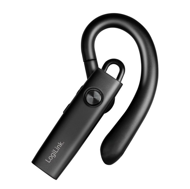 Logilink Wireless ear-clip mono headset BT 5.4, USB-C 100 hours detachable microphone Black Logilink Wireless ear-clip mono headset BT 5.4, USB-C 100 hours detachable microphone Black
