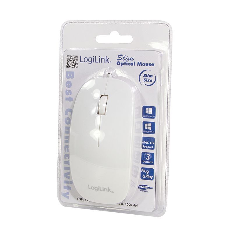 Logilink Optical Mouse White Logilink Optical Mouse White