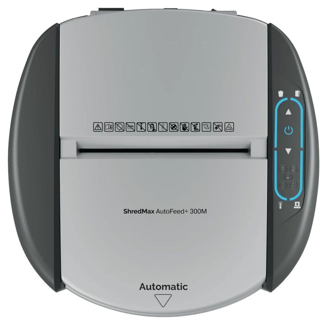 Rexel ShredMax AutoFeed+ 300M P5 Iratmegsemmisítő Black Rexel ShredMax AutoFeed+ 300M P5 Iratmegsemmisítő Black