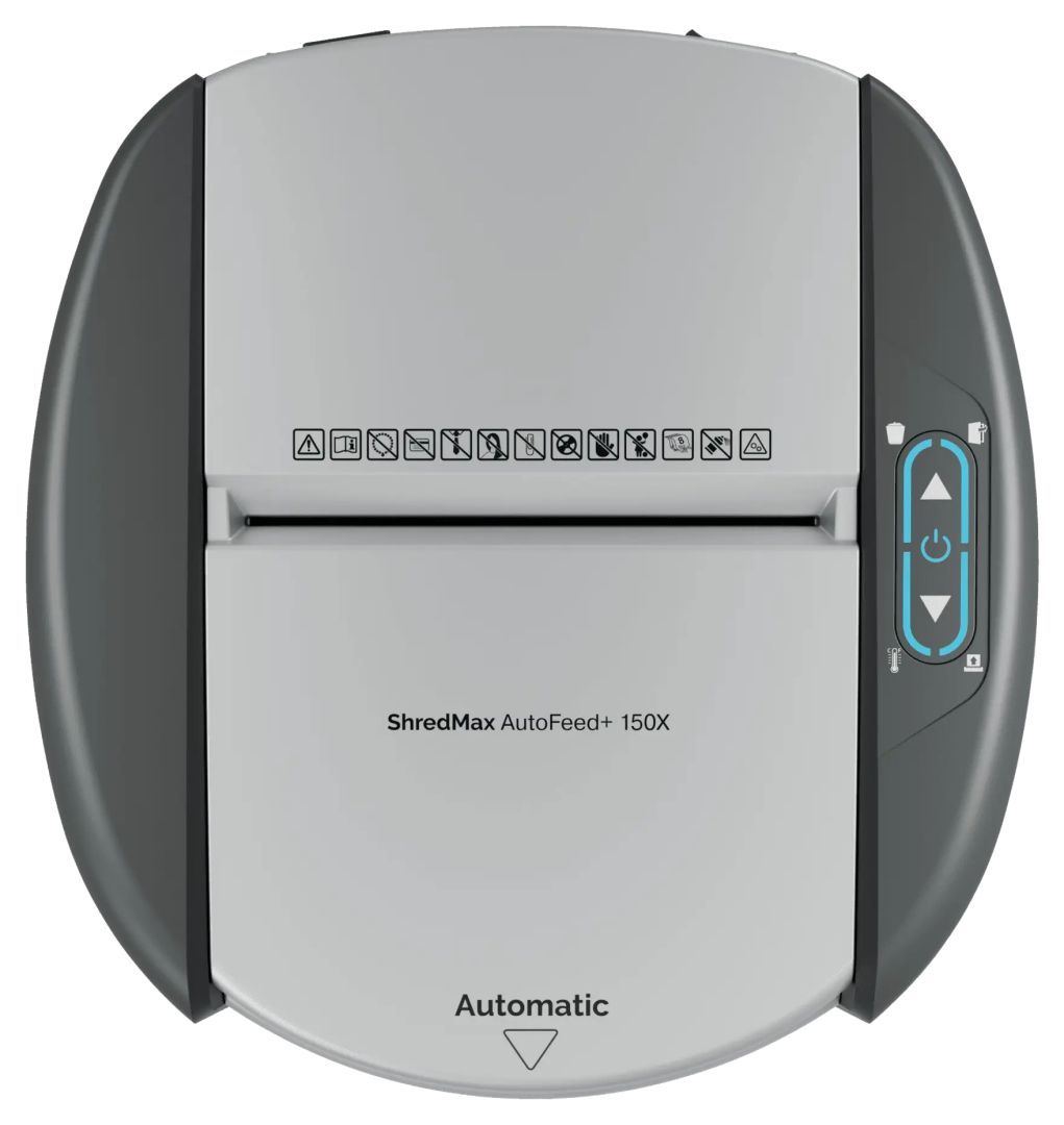 Rexel ShredMax AutoFeed+ 150M P5 Iratmegsemmisítő Black Rexel ShredMax AutoFeed+ 150M P5 Iratmegsemmisítő Black