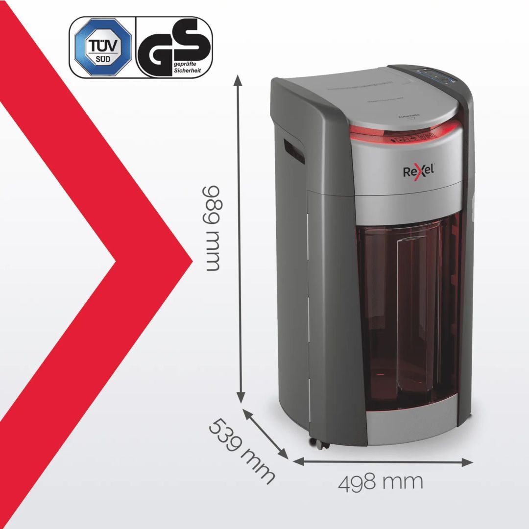 Rexel ShredMax AutoFeed+ 600X P4 Iratmegsemmisítő Black Rexel ShredMax AutoFeed+ 600X P4 Iratmegsemmisítő Black