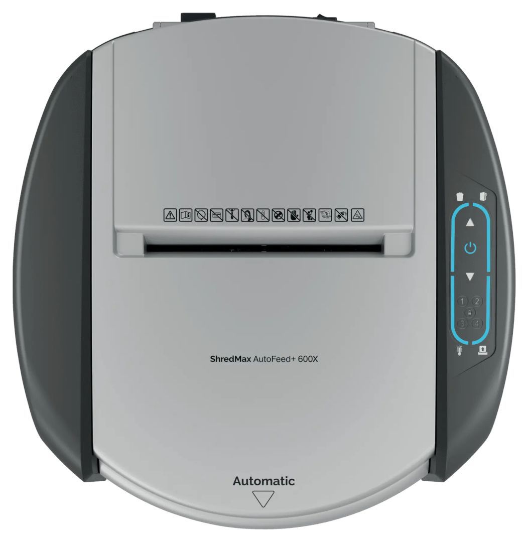 Rexel ShredMax AutoFeed+ 600X P4 Iratmegsemmisítő Black Rexel ShredMax AutoFeed+ 600X P4 Iratmegsemmisítő Black