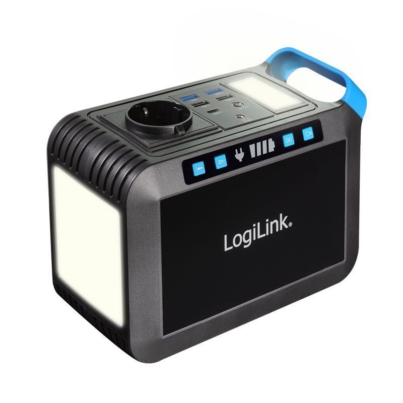 Logilink 40000mAh Portable PowerBank Black Logilink 40000mAh Portable PowerBank Black