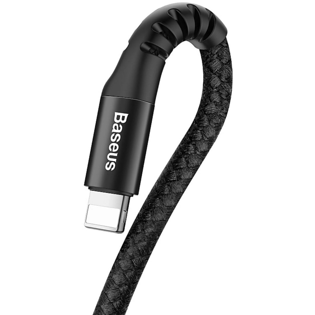 Baseus Fish Eye Spring USB-A - Lightning Cable 2A 1m Black Baseus Fish Eye Spring USB-A - Lightning Cable 2A 1m Black
