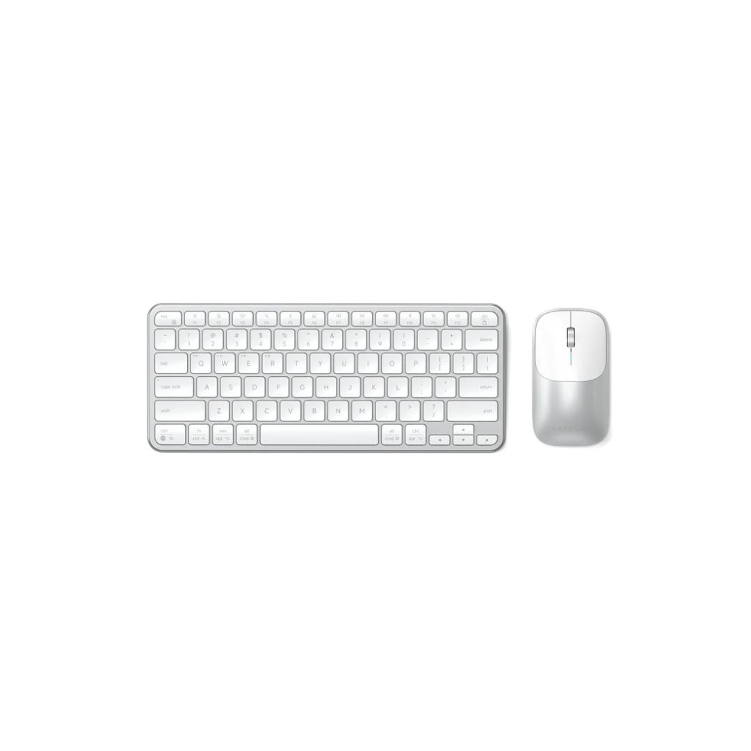 Satechi Slim CEX1 Wireless Bluetooth Keyboard Combo Silver US