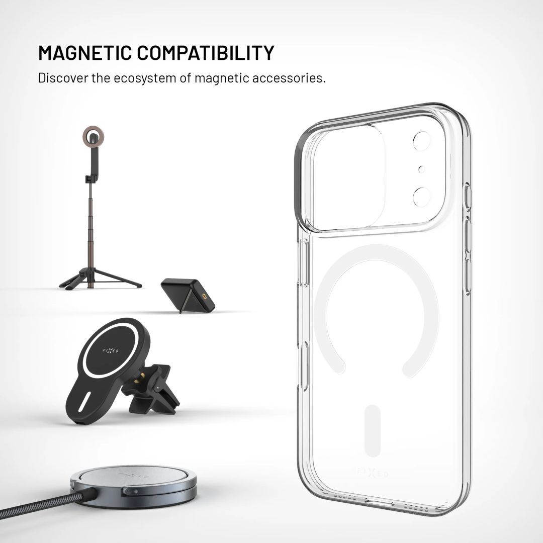 FIXED MagShell Apple iPhone 18 Pro Max készülékhez, átlátszó FIXED MagShell Apple iPhone 18 Pro Max készülékhez, átlátszó