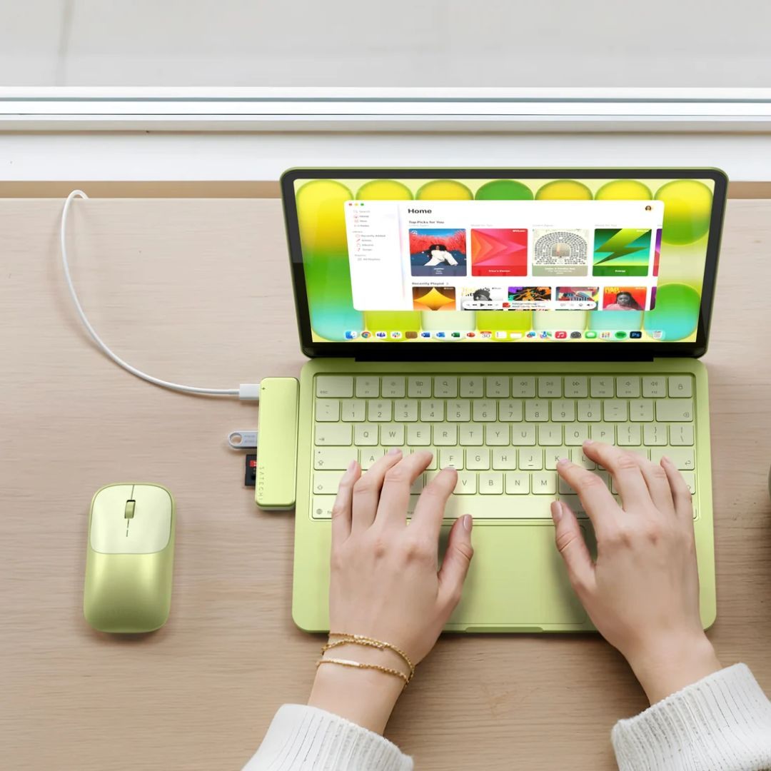 Satechi USB-C Snap Hub Citrus