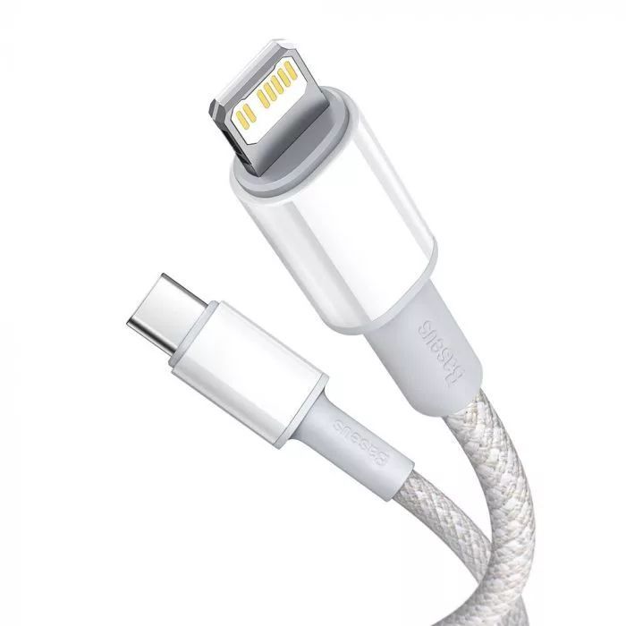 Baseus USB-C to Lightning Cable 2m White Baseus USB-C to Lightning Cable 2m White