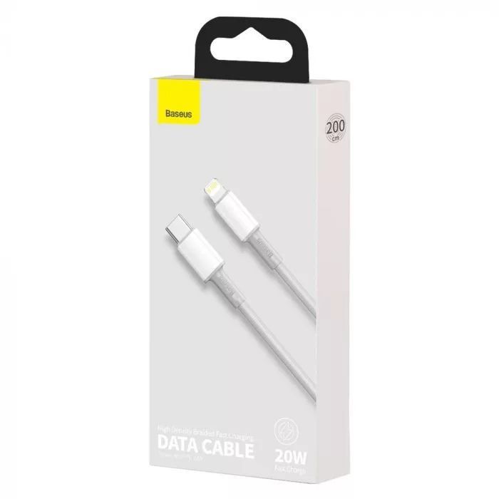 Baseus USB-C to Lightning Cable 2m White Baseus USB-C to Lightning Cable 2m White
