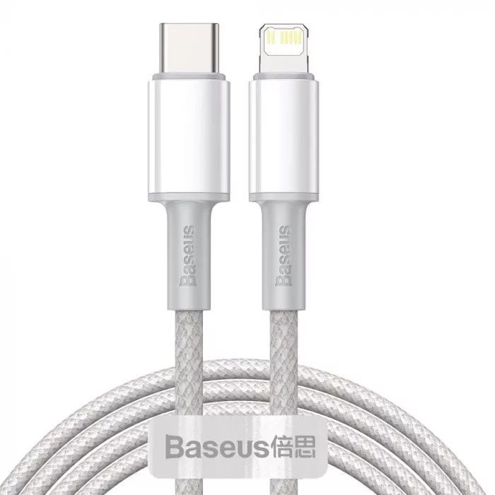Baseus USB-C to Lightning Cable 2m White Baseus USB-C to Lightning Cable 2m White