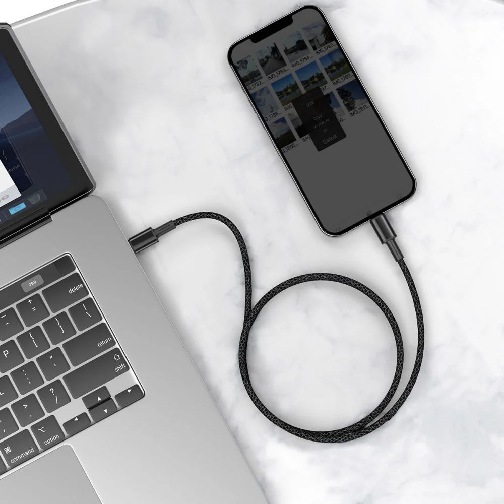 Baseus USB-C to Lightning Cable 1m Black Baseus USB-C to Lightning Cable 1m Black