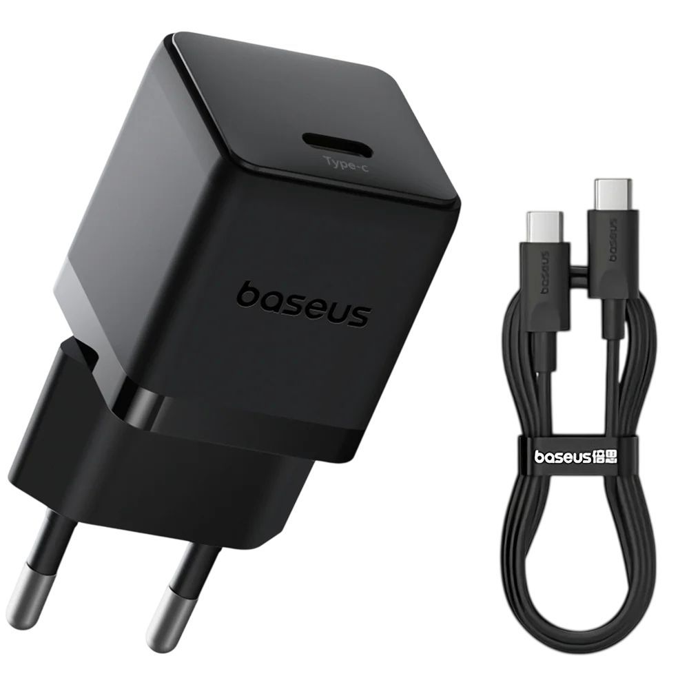 Baseus Palm USB-C Charger 20W Black Baseus Palm USB-C Charger 20W Black