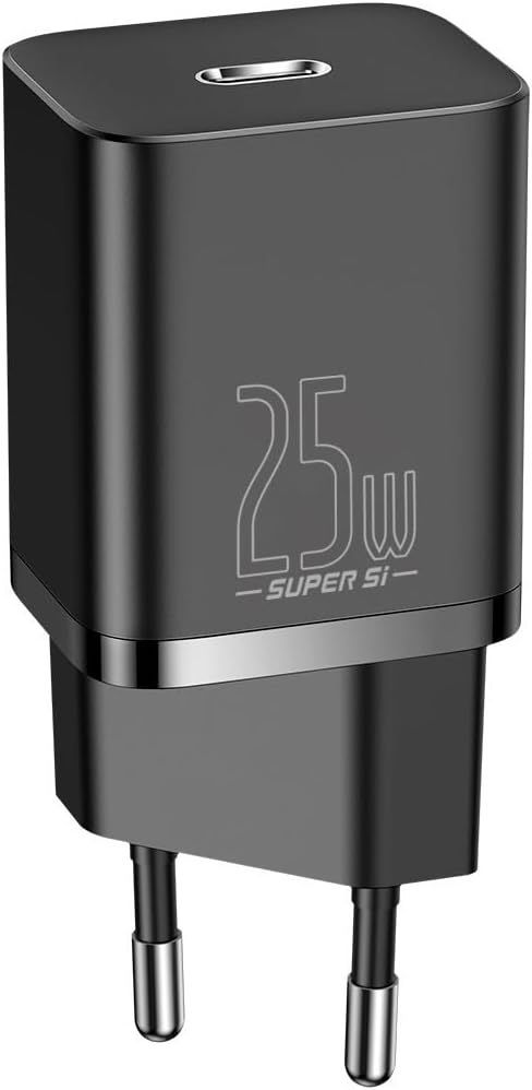 Baseus Super Si Adapter 25W USB-C Black Baseus Super Si Adapter 25W USB-C Black