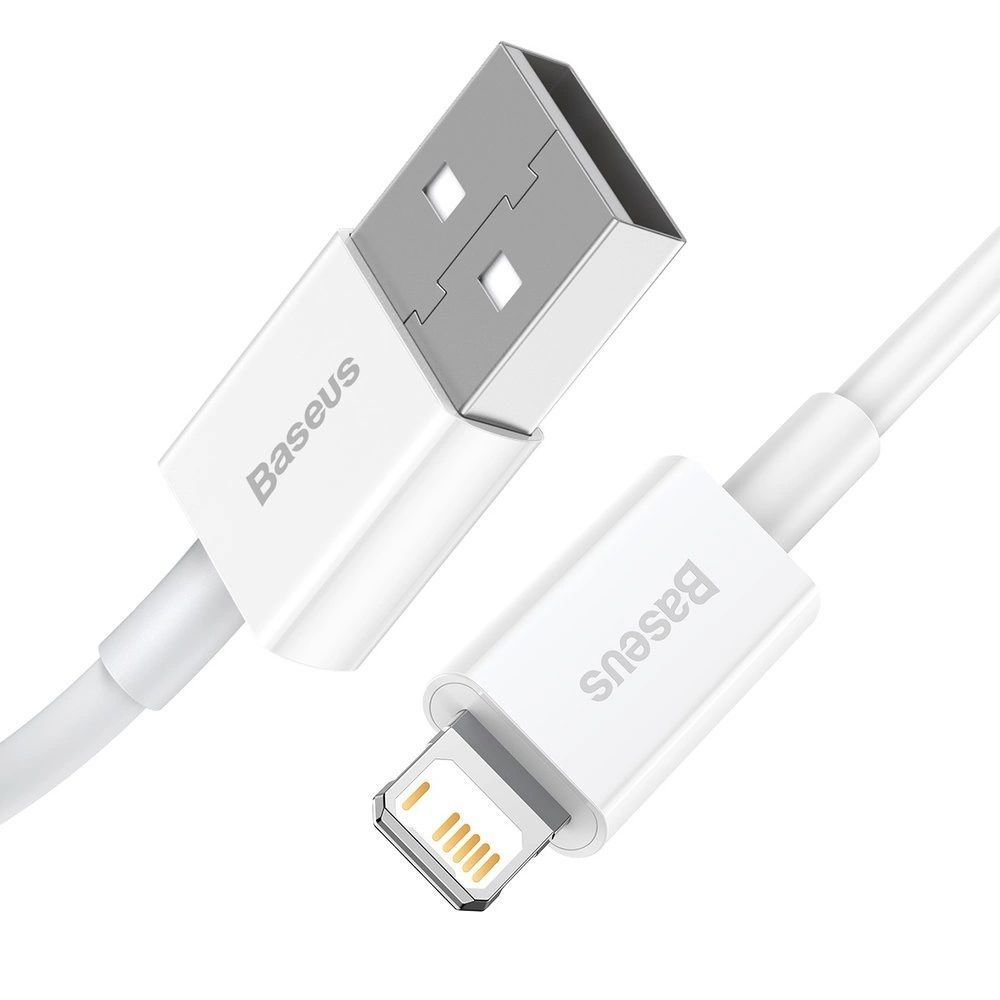 Baseus Superior USB-A - Lightning 0,25m White Baseus Superior USB-A - Lightning 0,25m White