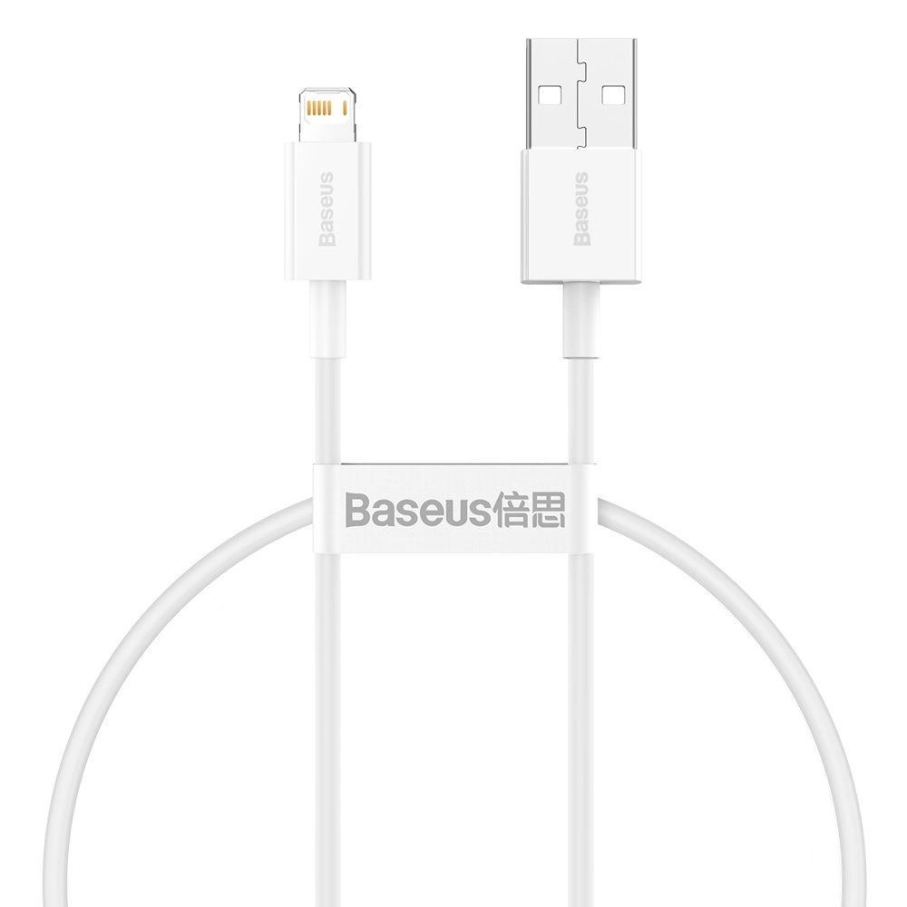 Baseus Superior USB-A - Lightning 0,25m White Baseus Superior USB-A - Lightning 0,25m White