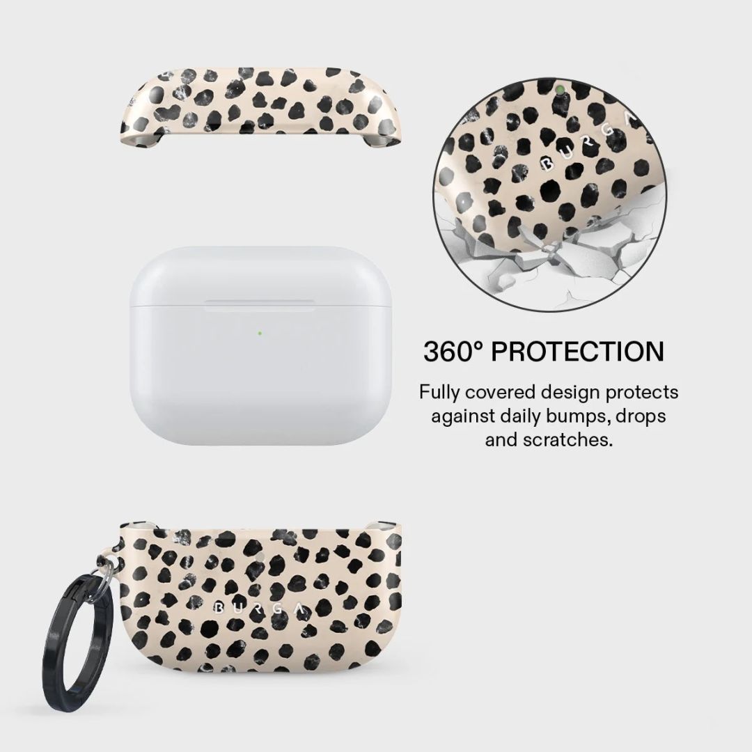 Burga Airpods Case for Airpods Pro 3 Almond Latte