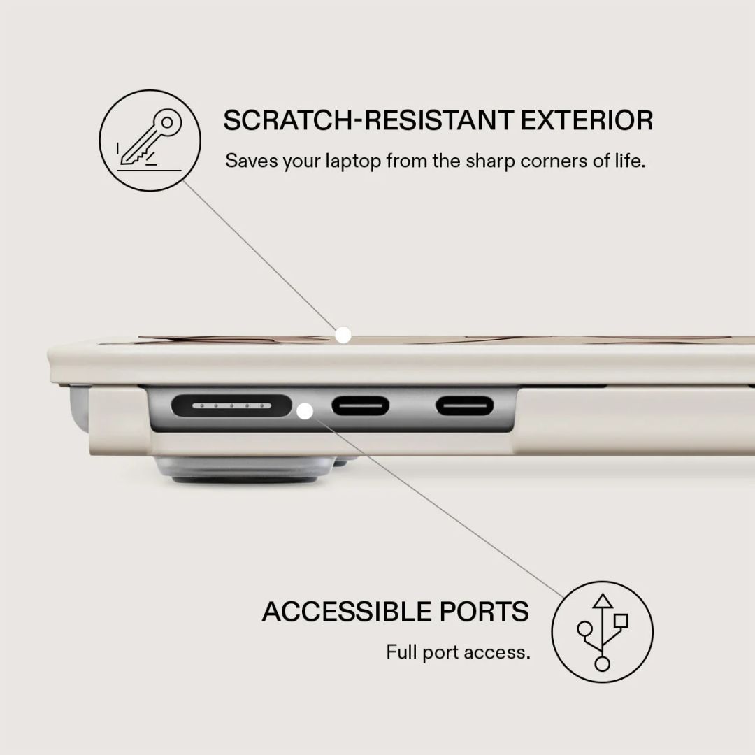 Burga Macbook Case for MacBook Air 13,6" Barely Yours Burga Macbook Case for MacBook Air 13,6" Barely Yours