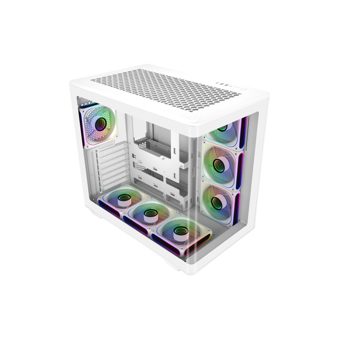 Cooler Master Elite 600 Tempered Glass White Cooler Master Elite 600 Tempered Glass White