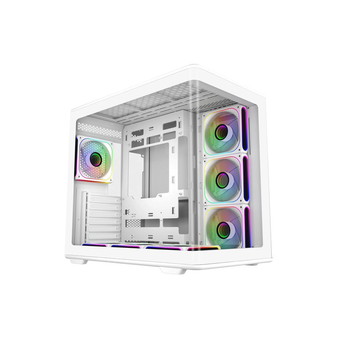 Cooler Master Elite 600 Tempered Glass White Cooler Master Elite 600 Tempered Glass White