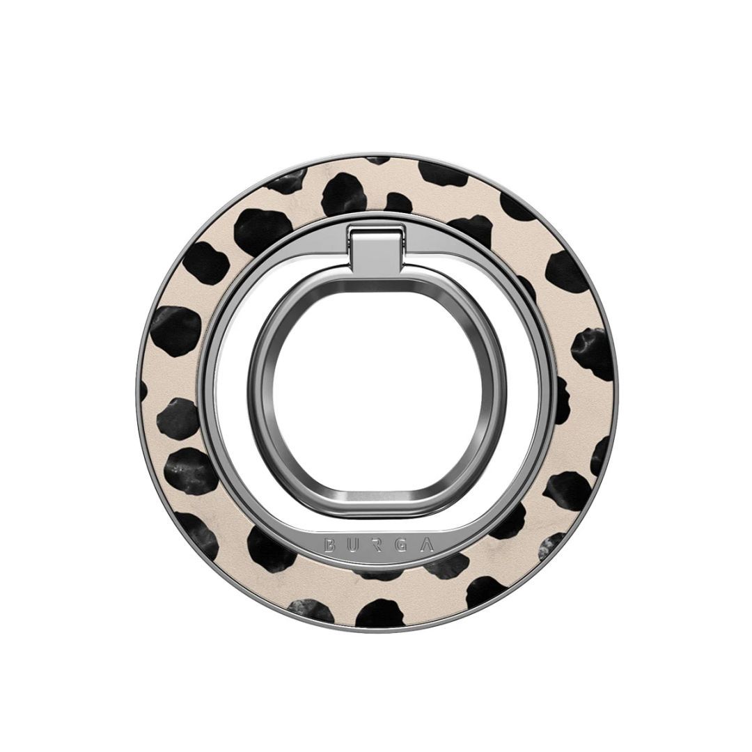 Burga Magnetic Ring Holder Silver Almond Latte