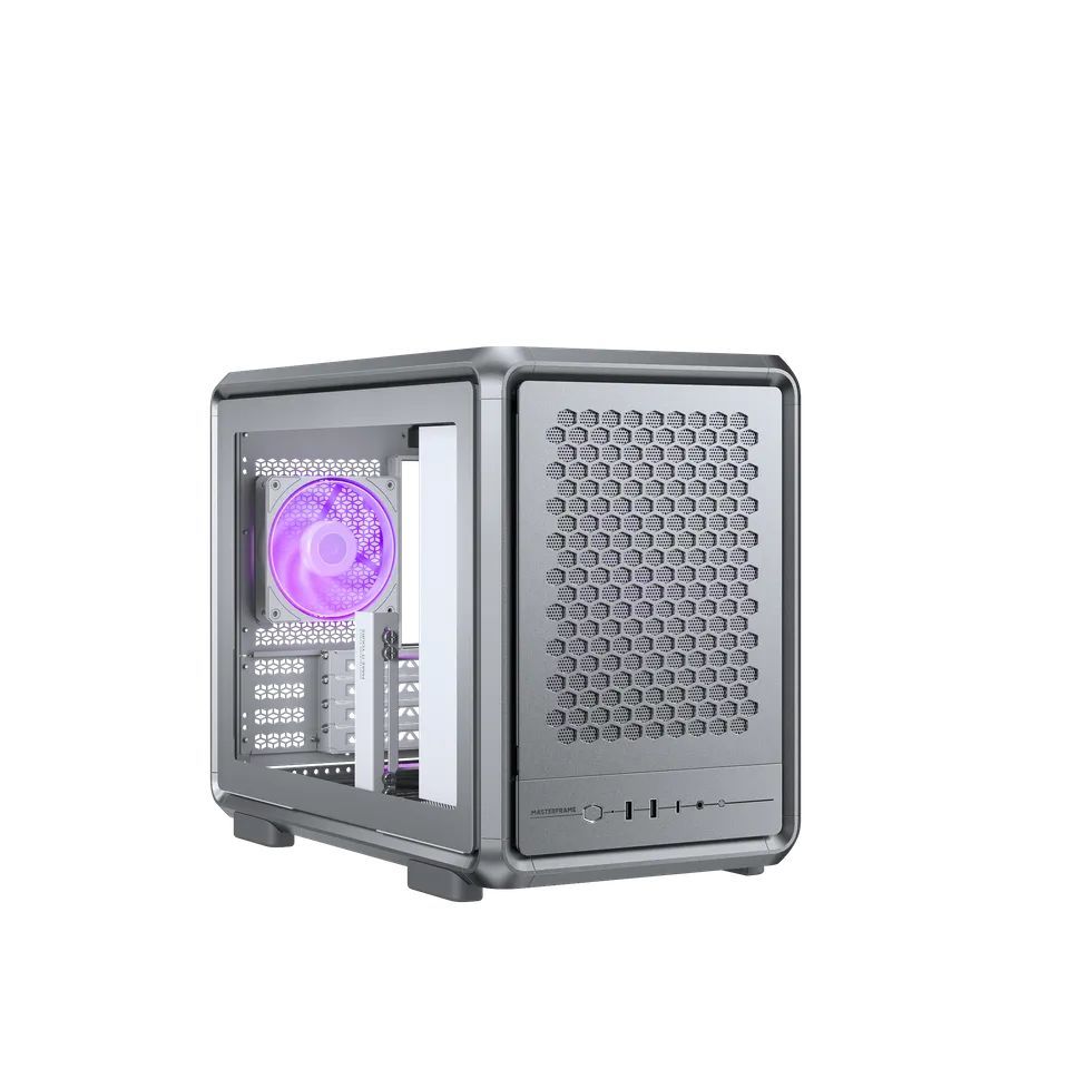 Cooler Master MasterFrame 400 Mesh Tempered Glass Silver Cooler Master MasterFrame 400 Mesh Tempered Glass Silver