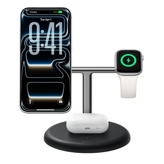 Belkin UltraCharge 3in1 Magnetic Charger 25W Black Belkin UltraCharge 3in1 Magnetic Charger 25W Black