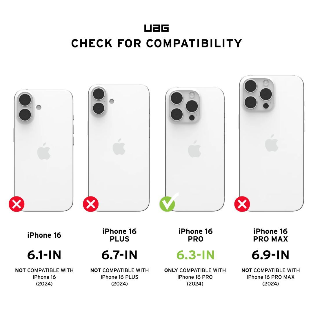 UAG Monarch Pro Magsafe iPhone 16 Pro Kevlar Black UAG Monarch Pro Magsafe iPhone 16 Pro Kevlar Black