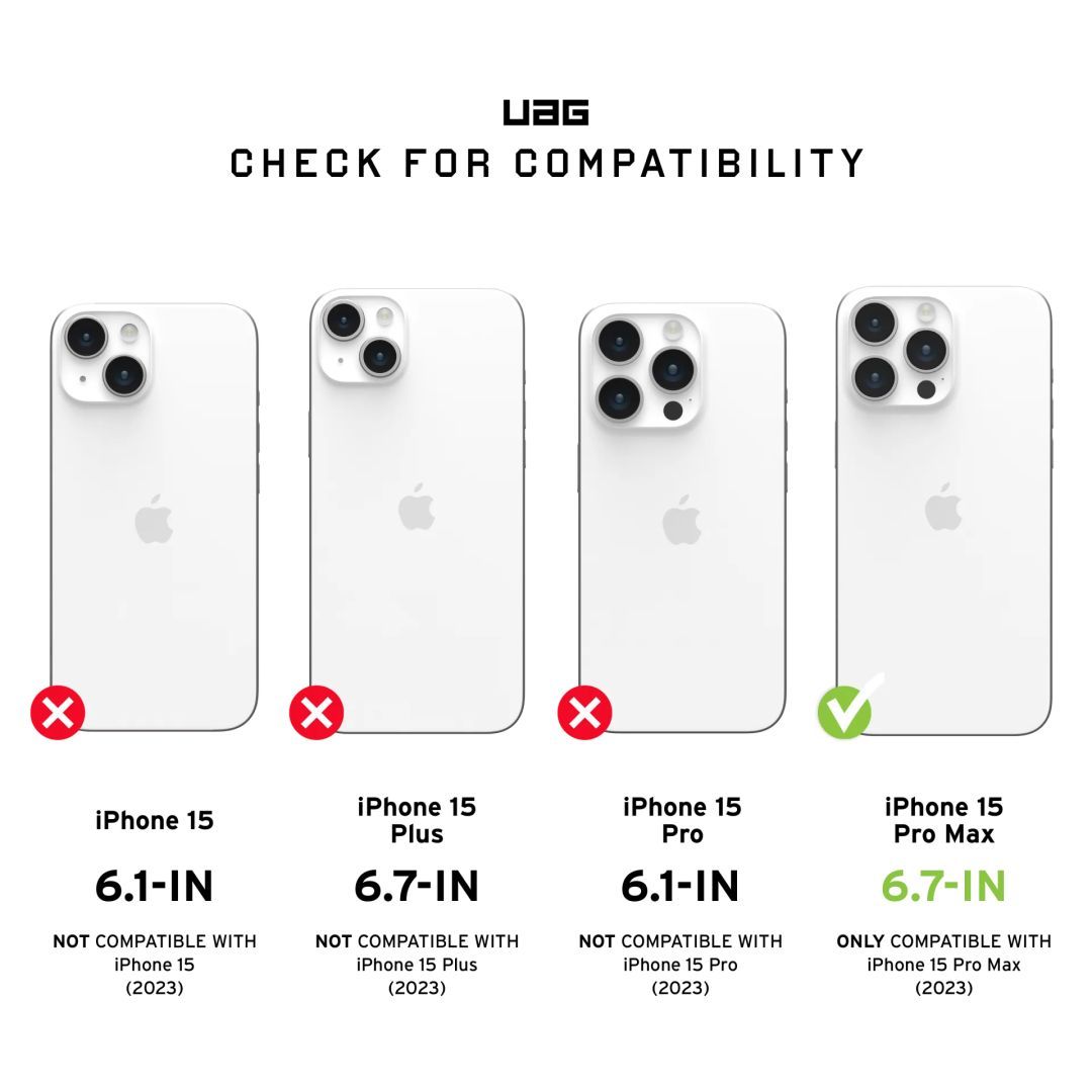 UAG Pathfinder case for MagSafe iPhone 15 Pro Max Black UAG Pathfinder case for MagSafe iPhone 15 Pro Max Black