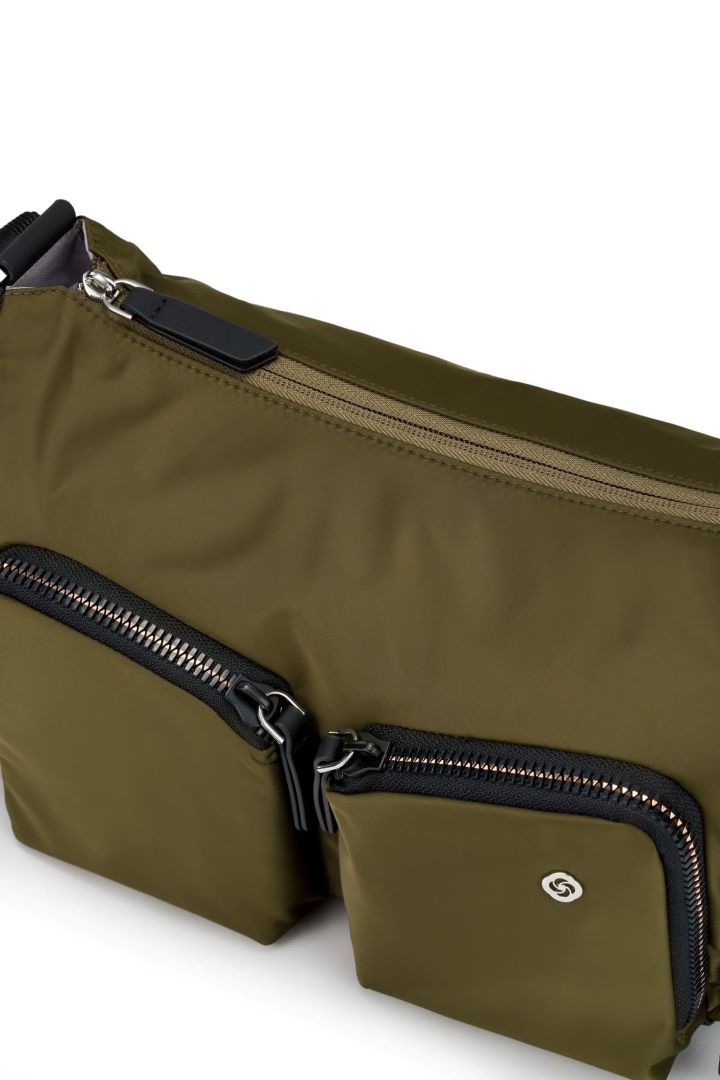 Samsonite Blazing Shoulder Bag 2 Comp Olive Green Samsonite Blazing Shoulder Bag 2 Comp Olive Green