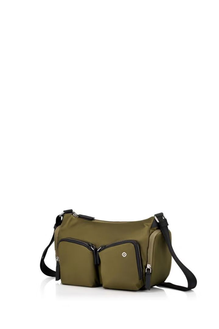 Samsonite Blazing Shoulder Bag 2 Comp Olive Green Samsonite Blazing Shoulder Bag 2 Comp Olive Green