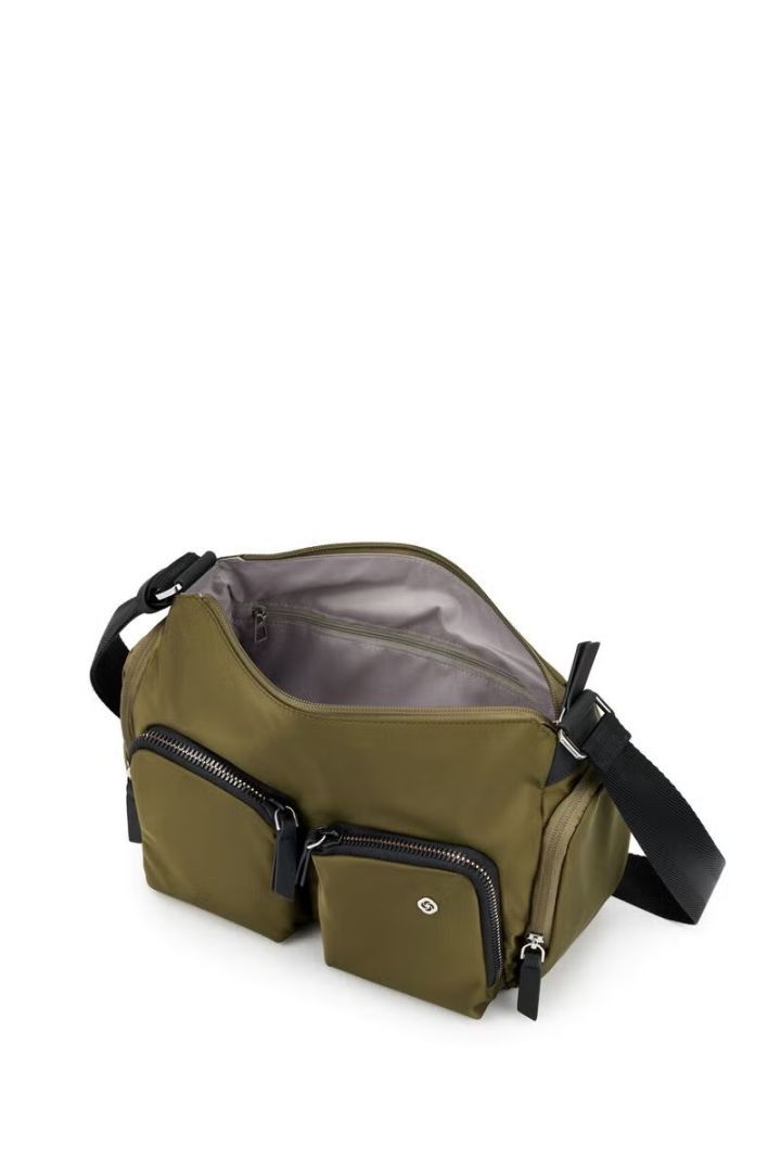 Samsonite Blazing Shoulder Bag 2 Comp Olive Green Samsonite Blazing Shoulder Bag 2 Comp Olive Green