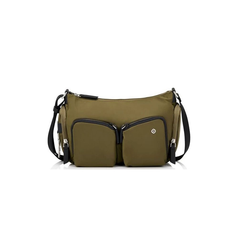 Samsonite Blazing Shoulder Bag Multi PKT Olive Green Samsonite Blazing Shoulder Bag Multi PKT Olive Green