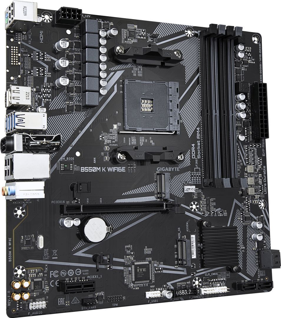 Gigabyte B550M K WIFI6E Gigabyte B550M K WIFI6E