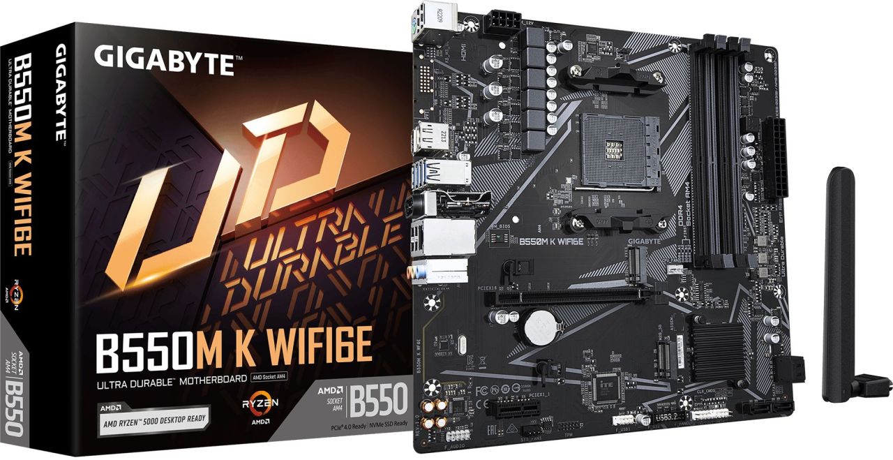 Gigabyte B550M K WIFI6E Gigabyte B550M K WIFI6E