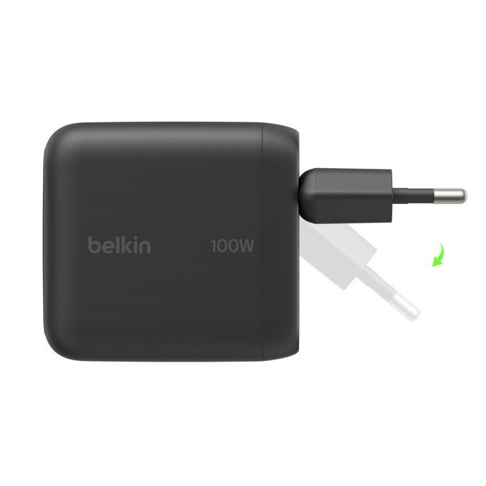Belkin BoostCharge USB-C-GaN charging adapter Black Belkin BoostCharge USB-C-GaN charging adapter Black