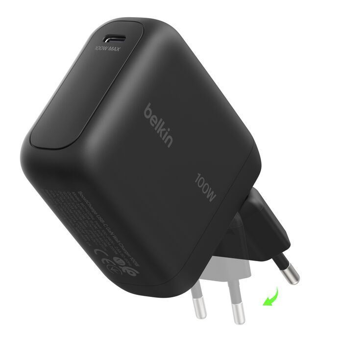Belkin BoostCharge USB-C-GaN charging adapter Black Belkin BoostCharge USB-C-GaN charging adapter Black