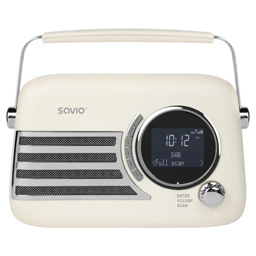 Savio RS-04 Portable Radio DAB+ White Savio RS-04 Portable Radio DAB+ White