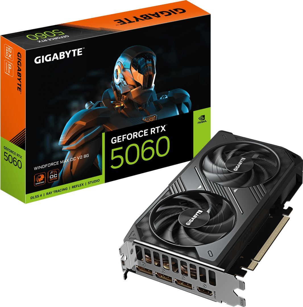 Gigabyte RTX5060 WINDFORCE MAX OC V2 8G Gigabyte RTX5060 WINDFORCE MAX OC V2 8G