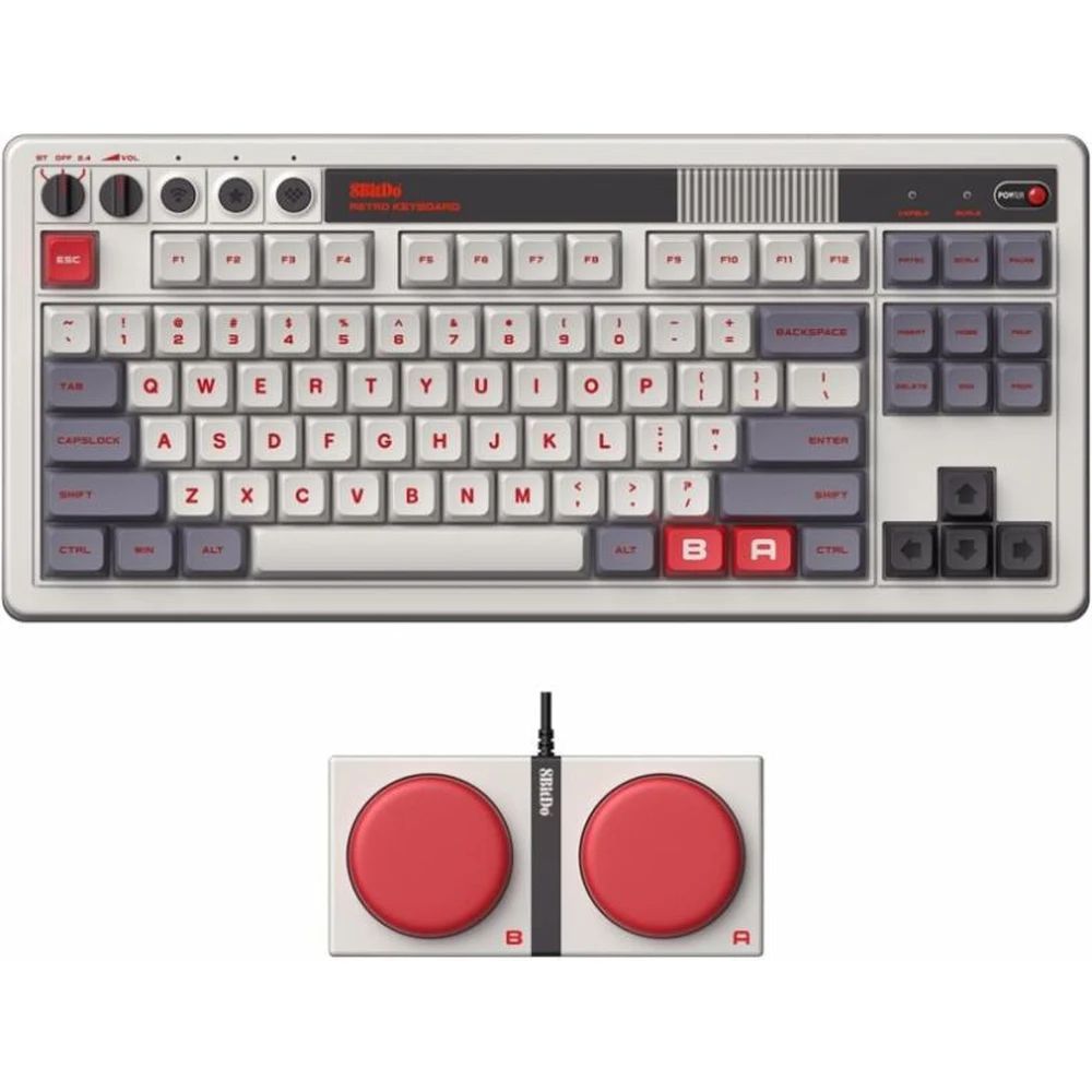8BitDo Retro 87 Mechanical Wireless Bluetooth Keyboard N Edition US 8BitDo Retro 87 Mechanical Wireless Bluetooth Keyboard N Edition US