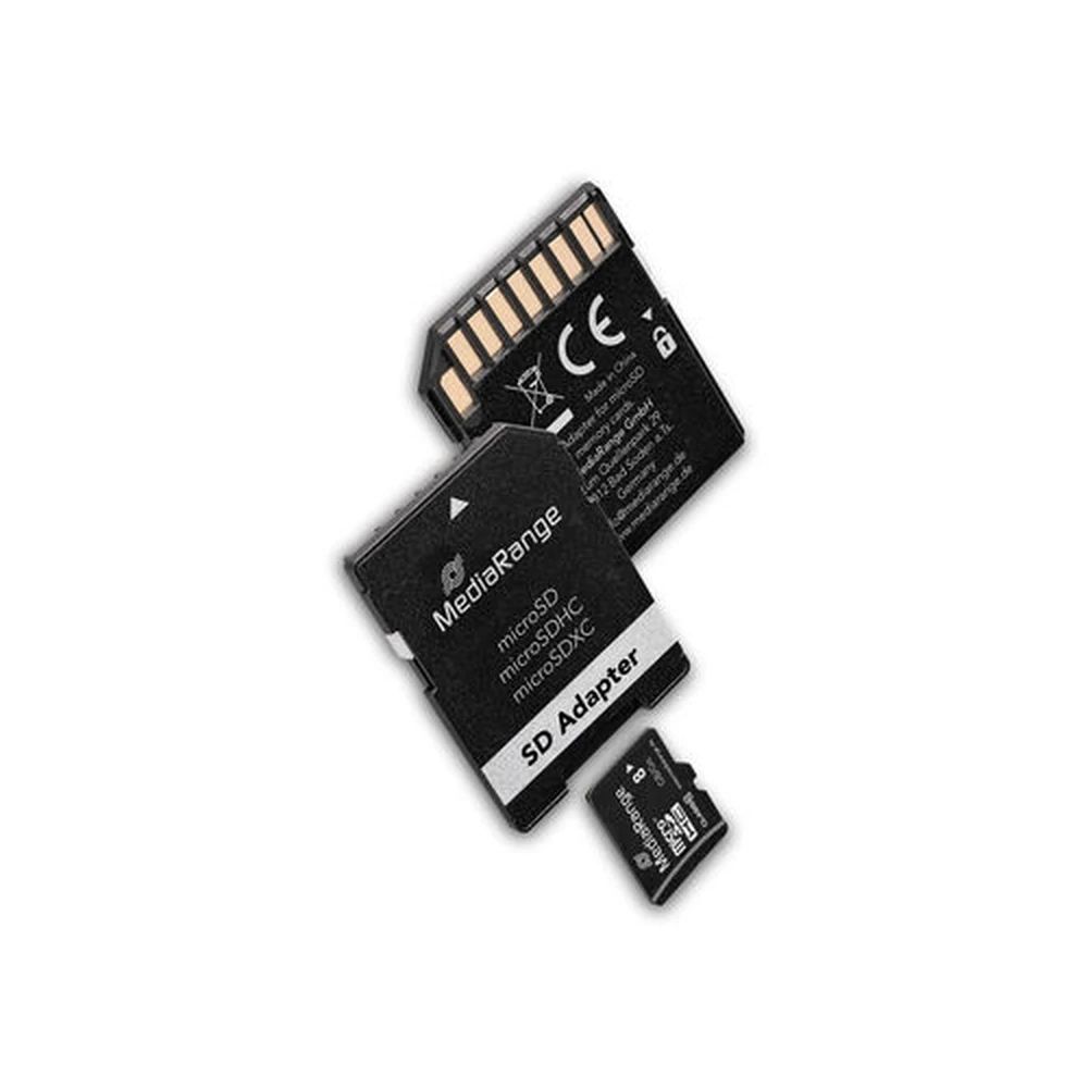 MediaRange 8GB microSDHC MR957 Class10 + adapterrel MediaRange 8GB microSDHC MR957 Class10 + adapterrel
