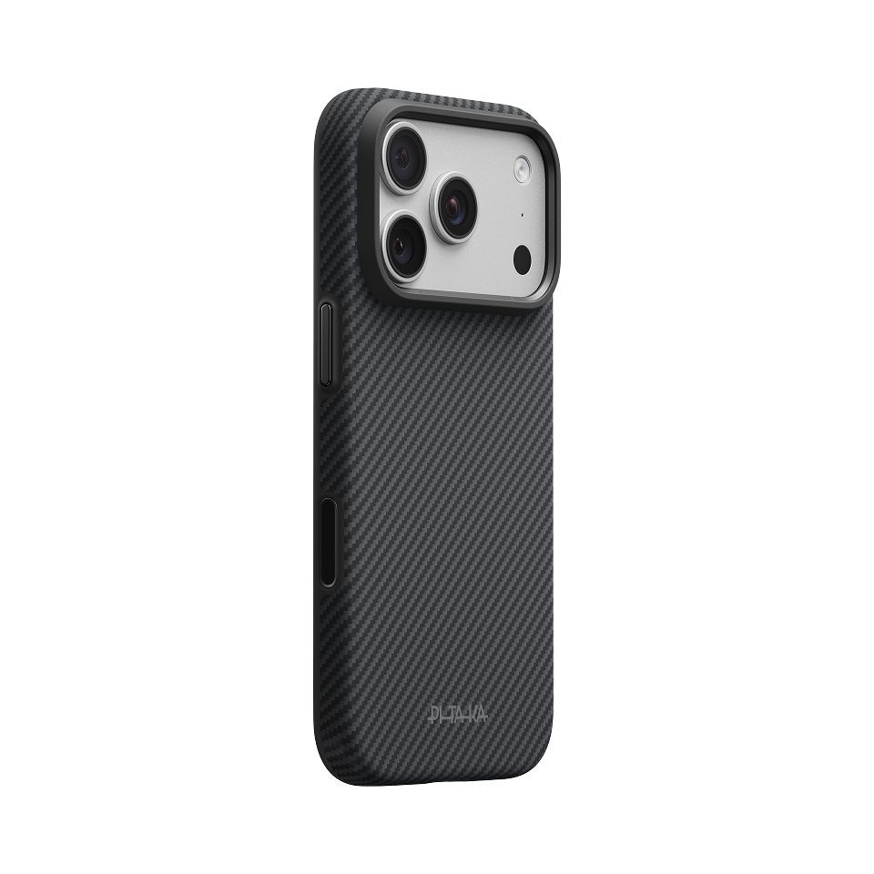 Pitaka Summa Case for iPhone 18/17 Pro Max Black/Grey Twill Pitaka Summa Case for iPhone 18/17 Pro Max Black/Grey Twill