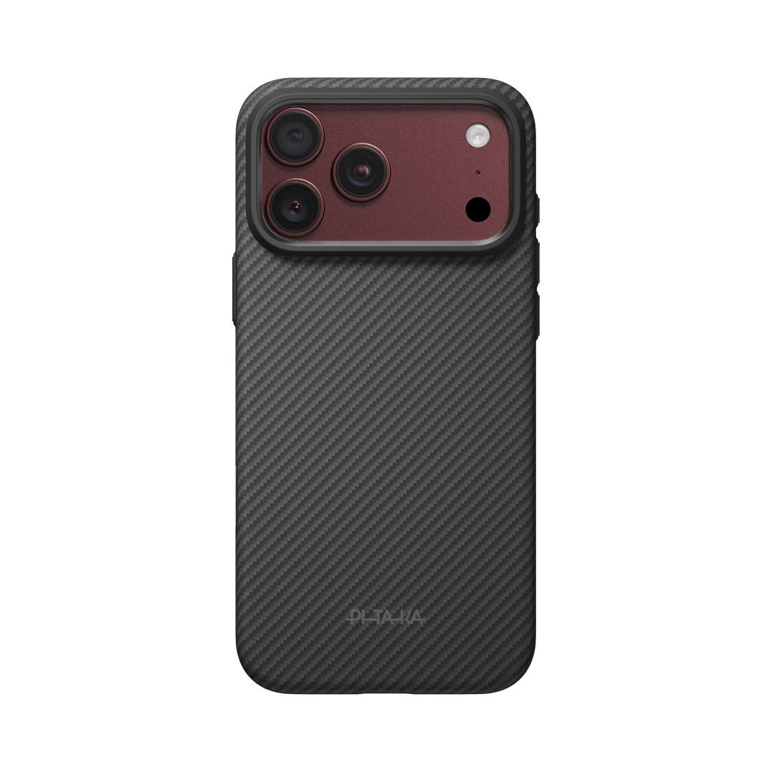 Pitaka Summa Case for iPhone 18/17 Pro Max Black/Grey Twill Pitaka Summa Case for iPhone 18/17 Pro Max Black/Grey Twill