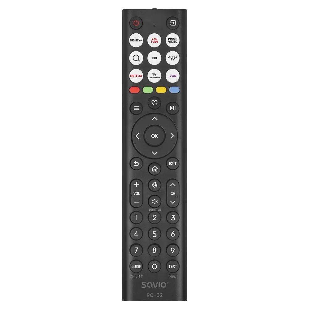 Savio RC-32 Hisense Smart Univerzális Távirányító Black Savio RC-32 Hisense Smart Univerzális Távirányító Black
